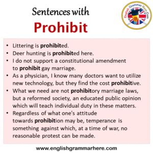 probhib|PROHIBIT definition in American English .